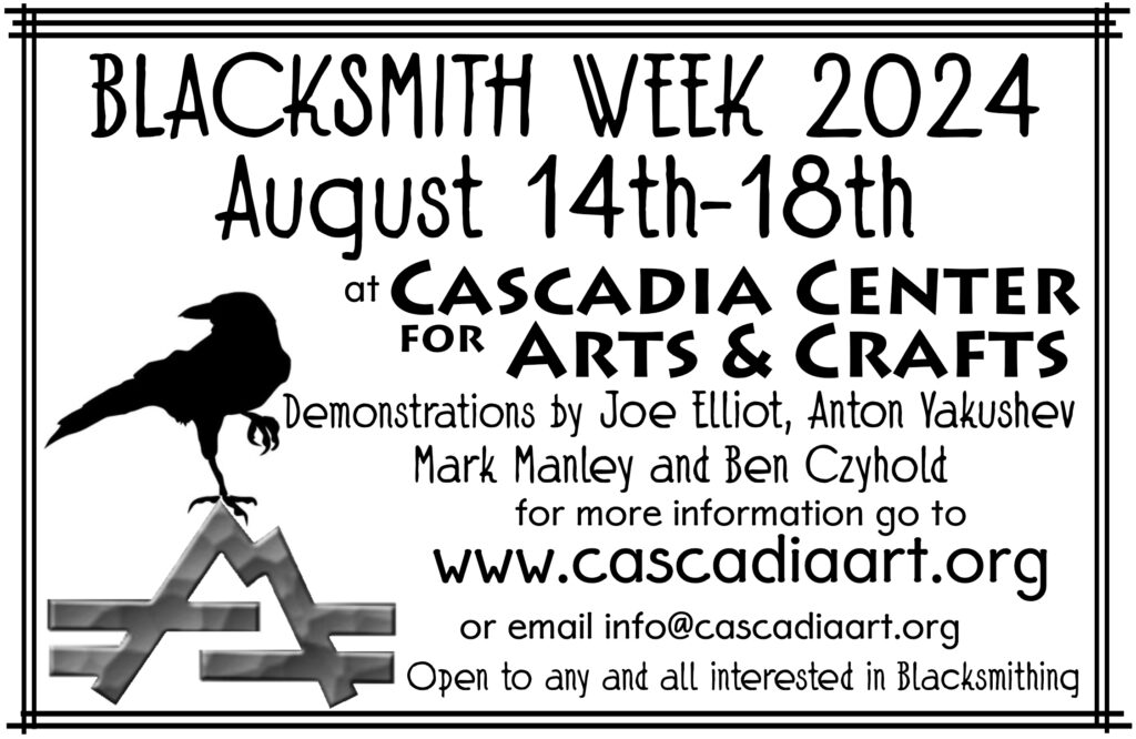 2024 CCAC Blacksmith Week ad